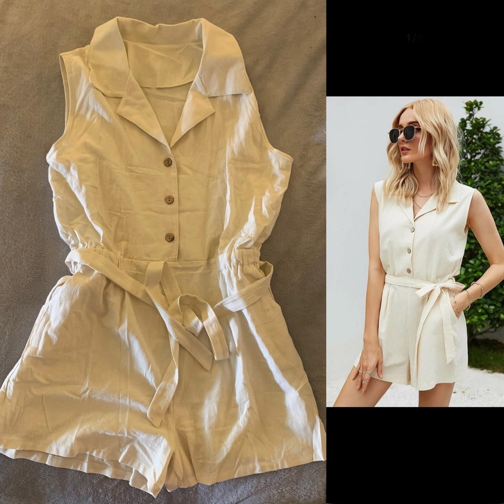 Women's Romper with tie